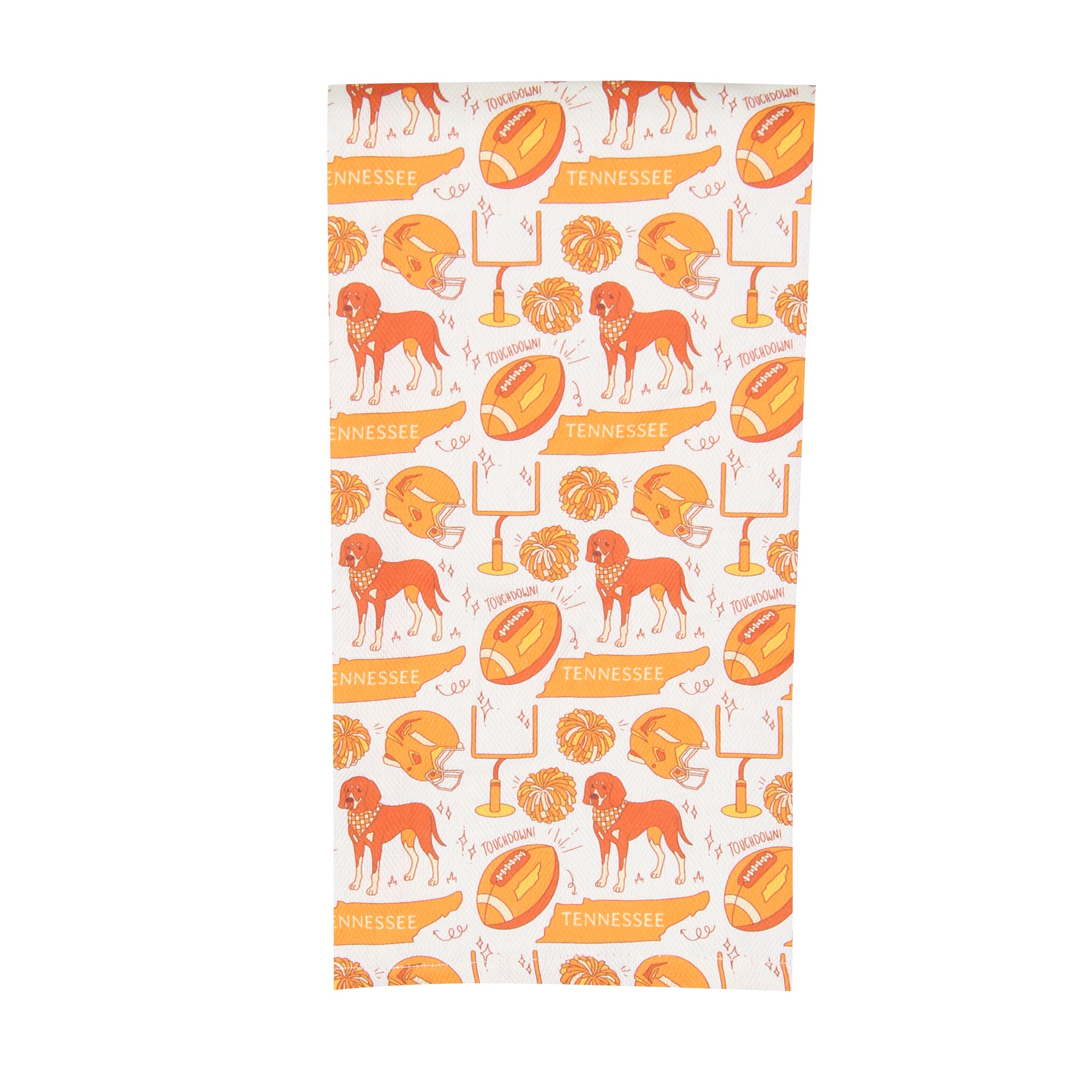 Tennessee Icons Pattern Tea Towel - Barrel Down South