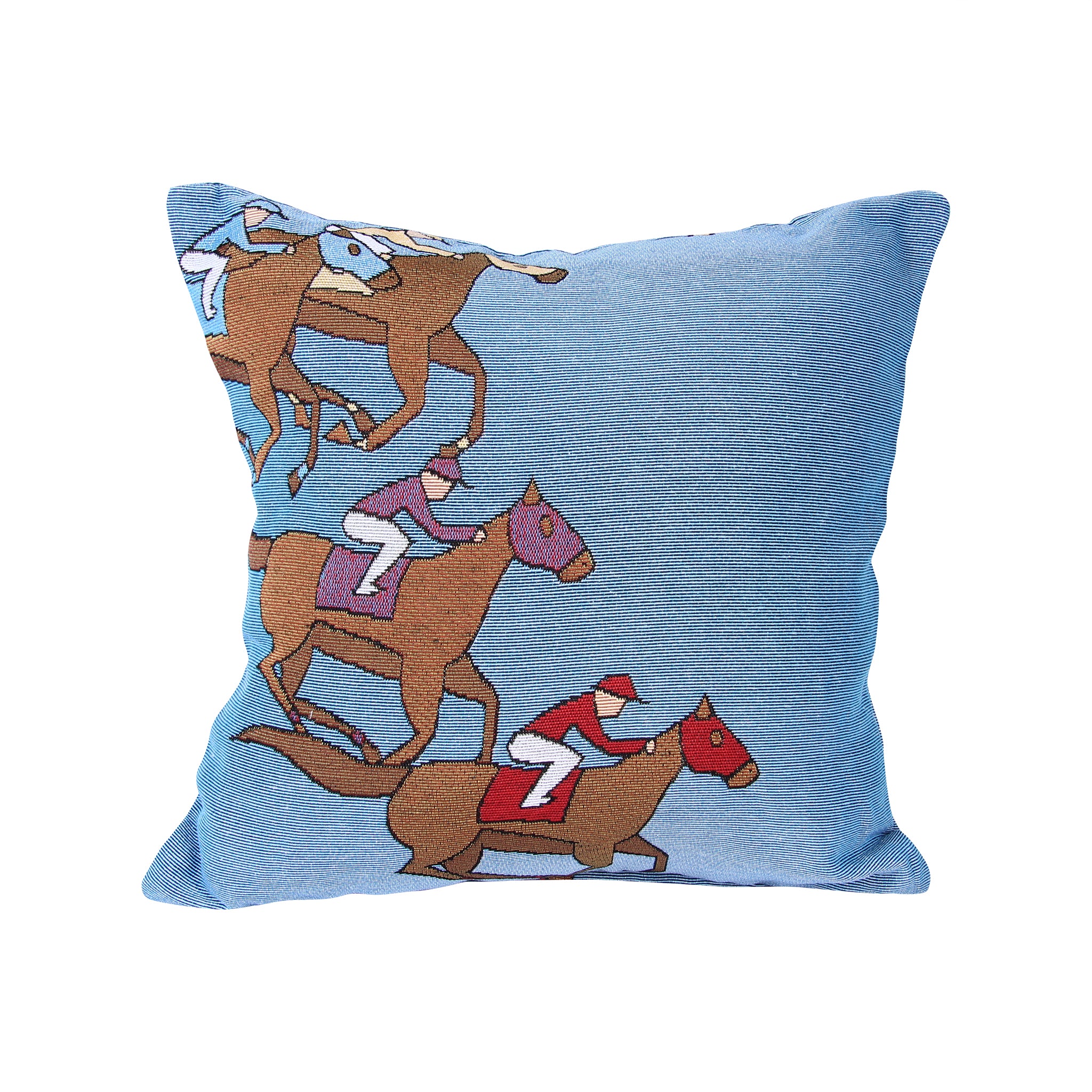 Blue Raceday Pillow