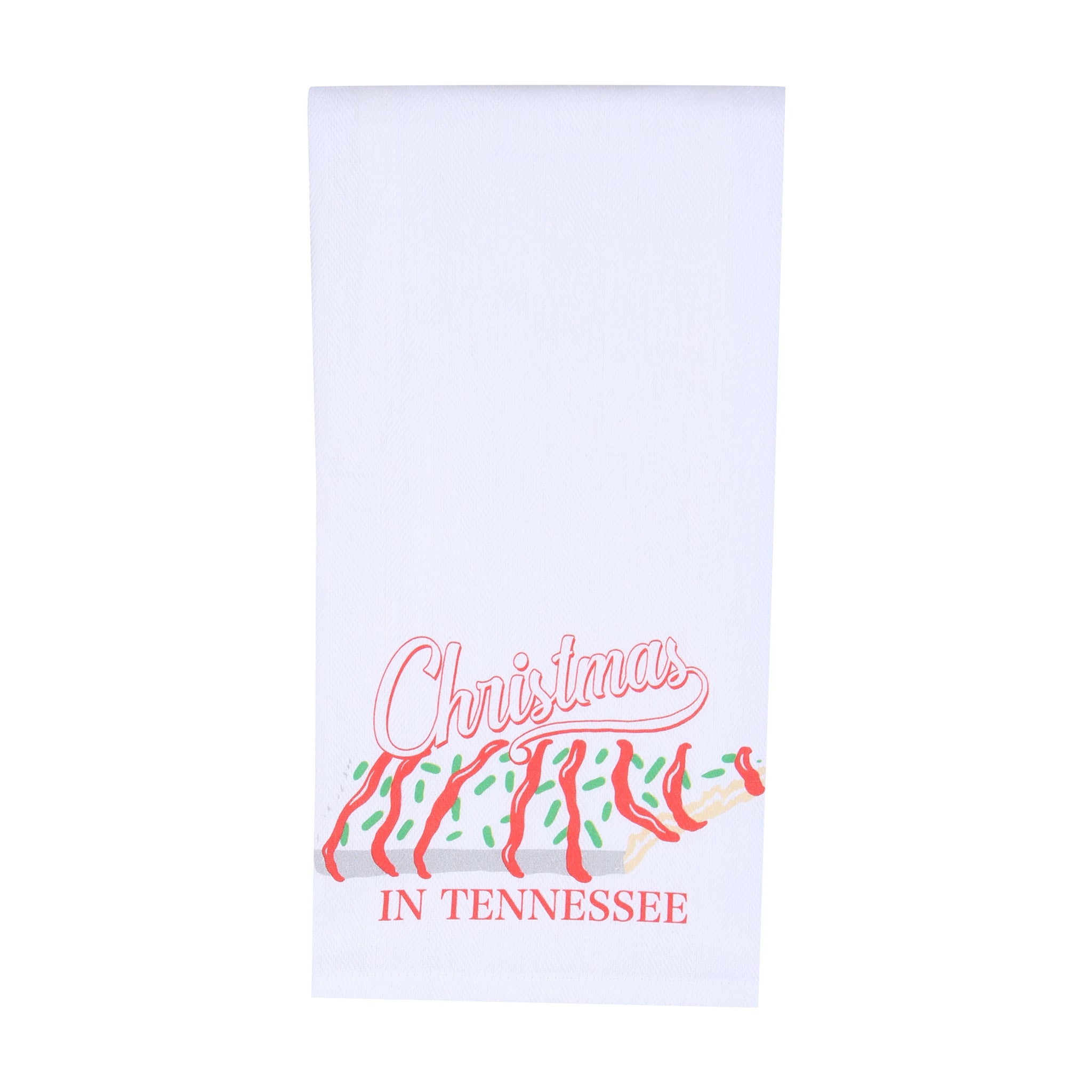 Christmas In Tennessee Cake Tea Towel - Barrel Down South
