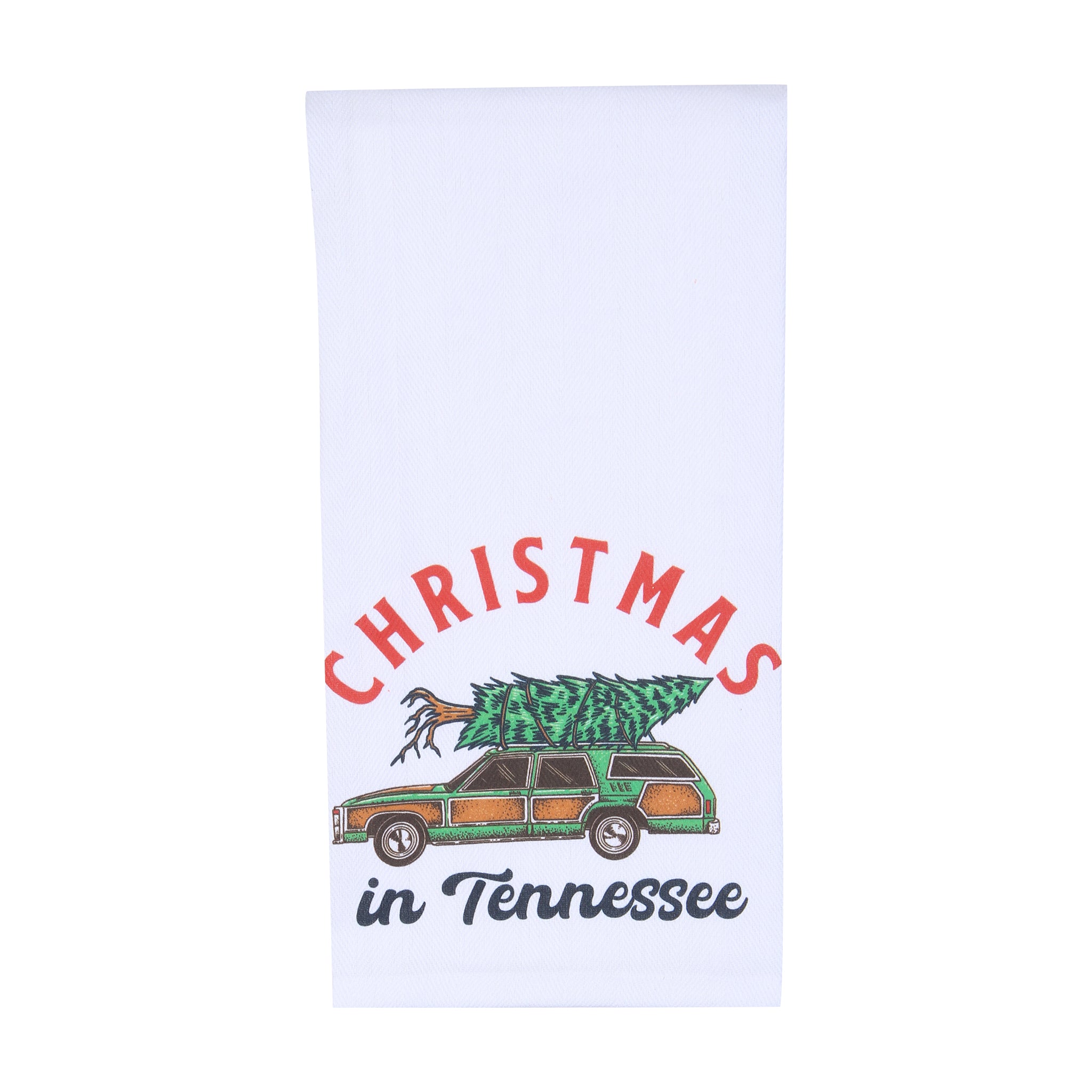 Christmas In Tennessee Tea Towel - Barrel Down South