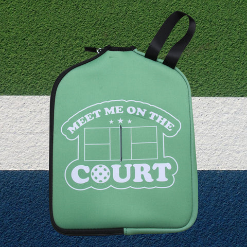 Meer Me On The Court Pickleball Paddle Cover