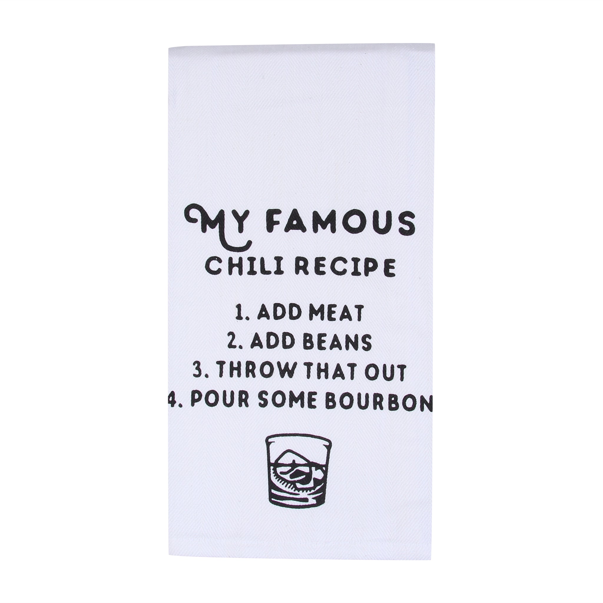Chili Recipe Tea Towel