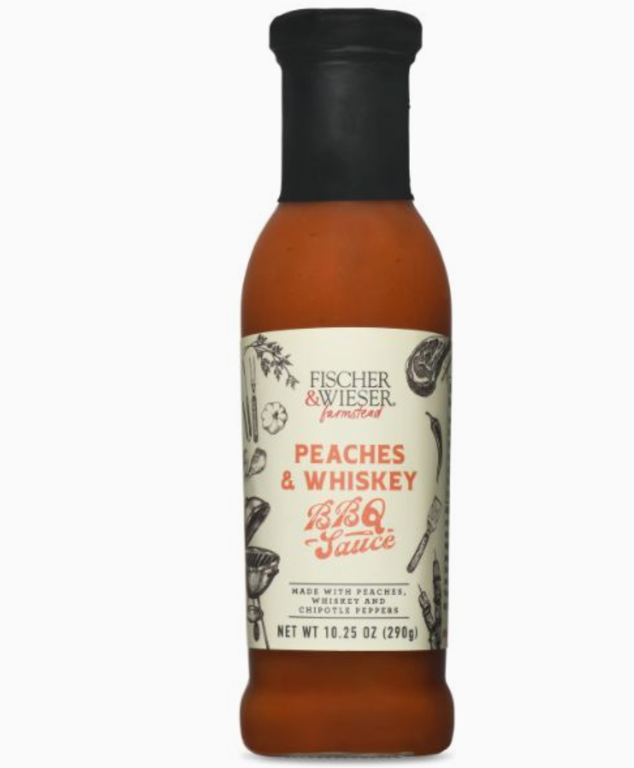 Peaches & Whiskey BBQ Sauce - Barrel Down South