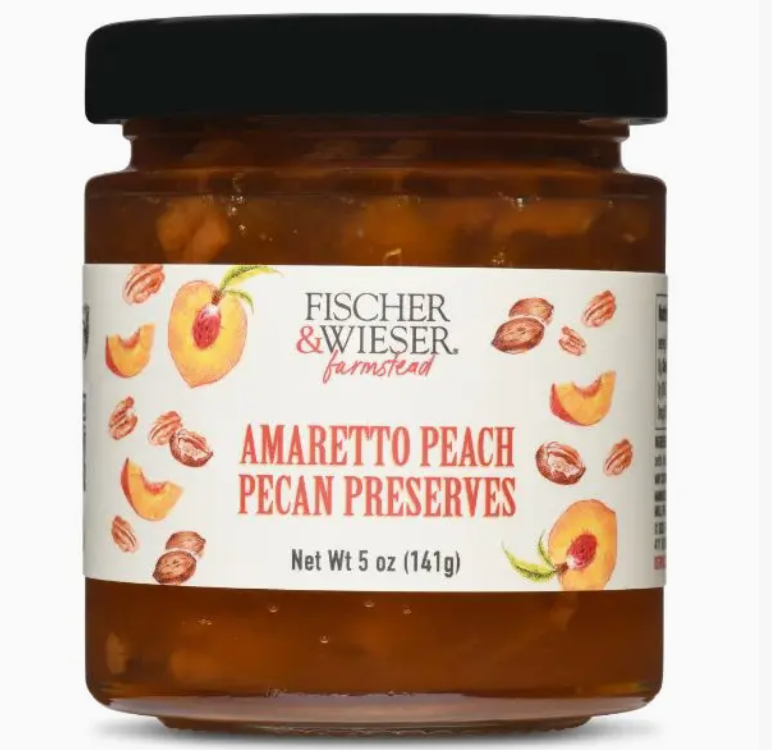 Amaretto Peach Pecan Preserves - Barrel Down South