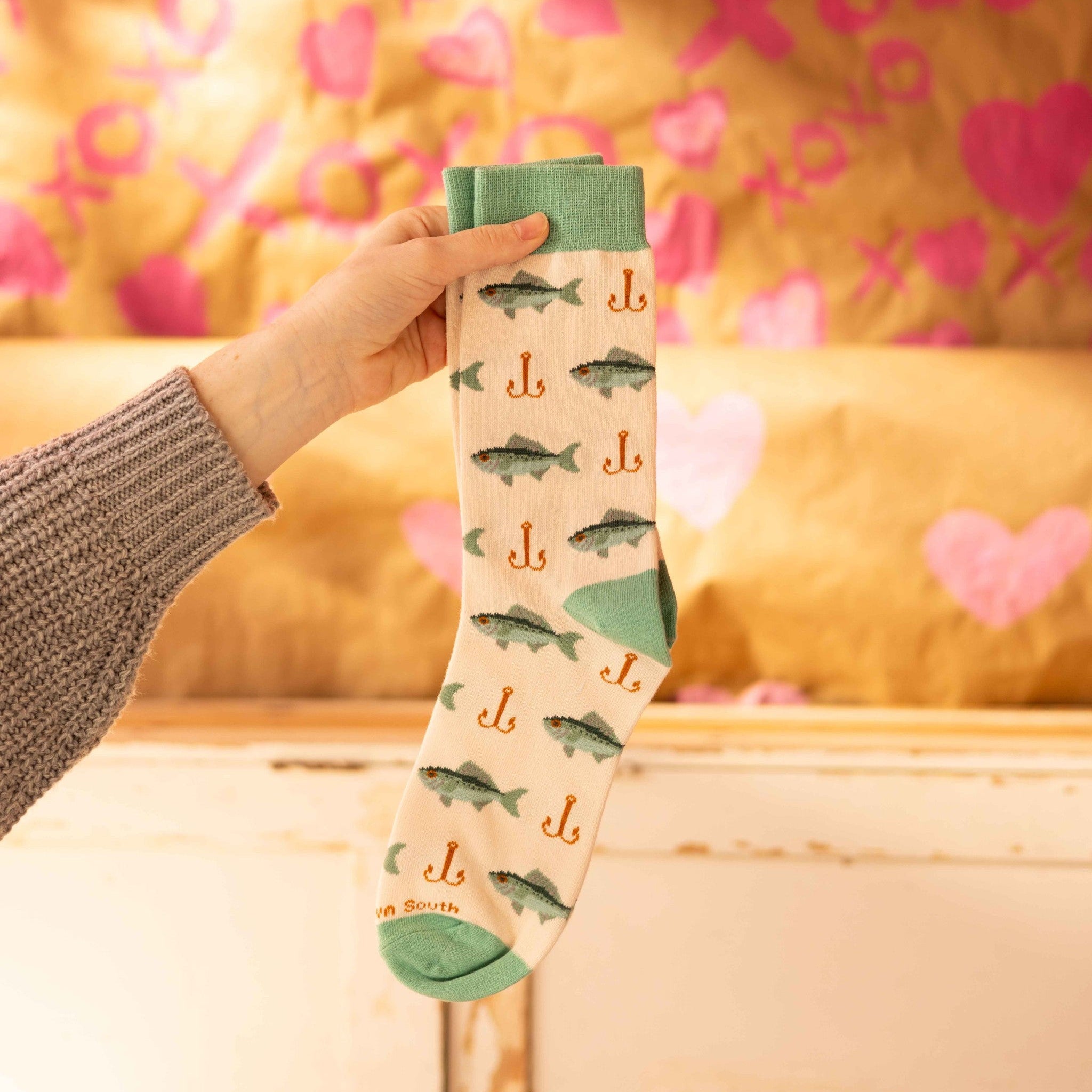 Hook Line and Sink Fishing Socks - Barrel Down South