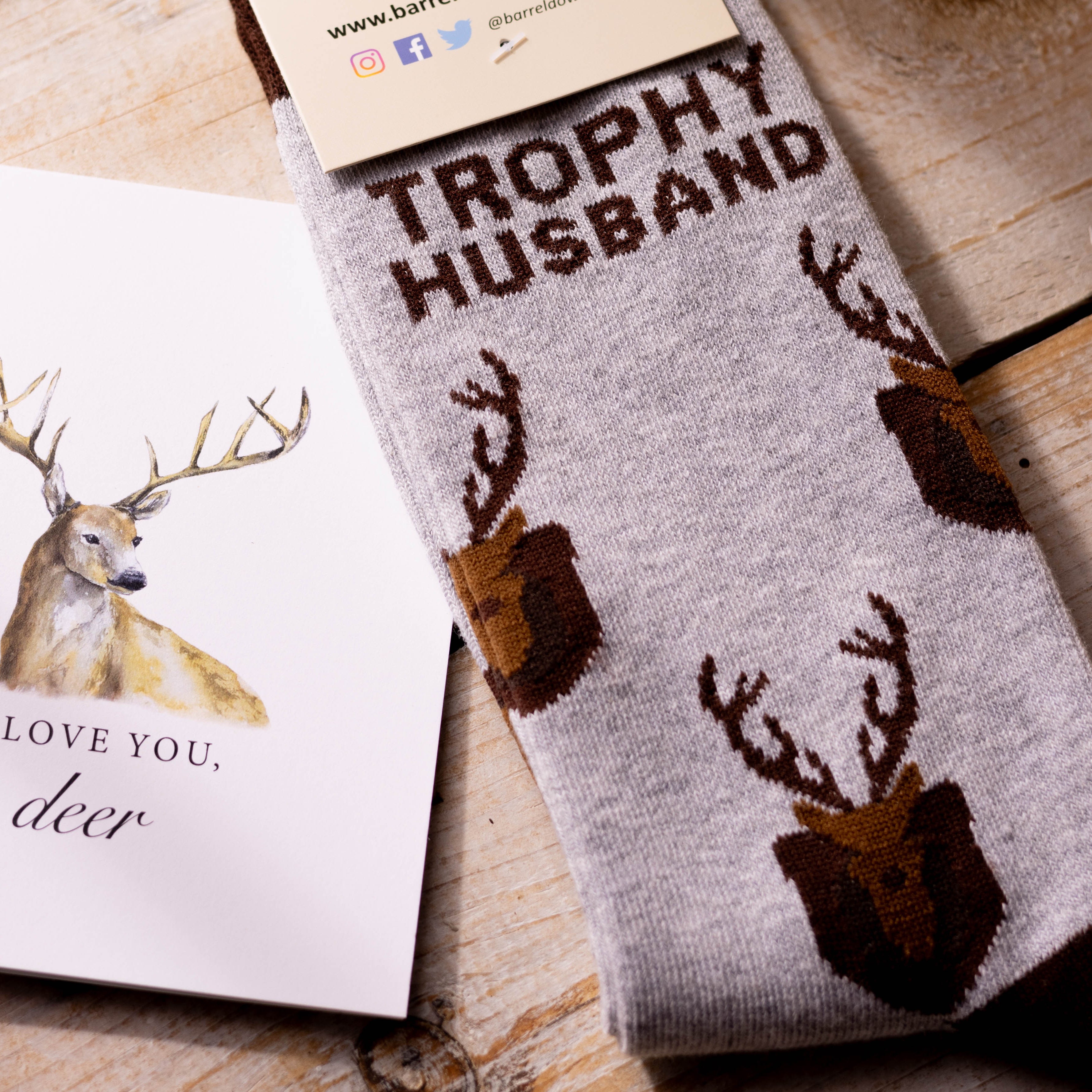 Trophy Husband Socks - Barrel Down South