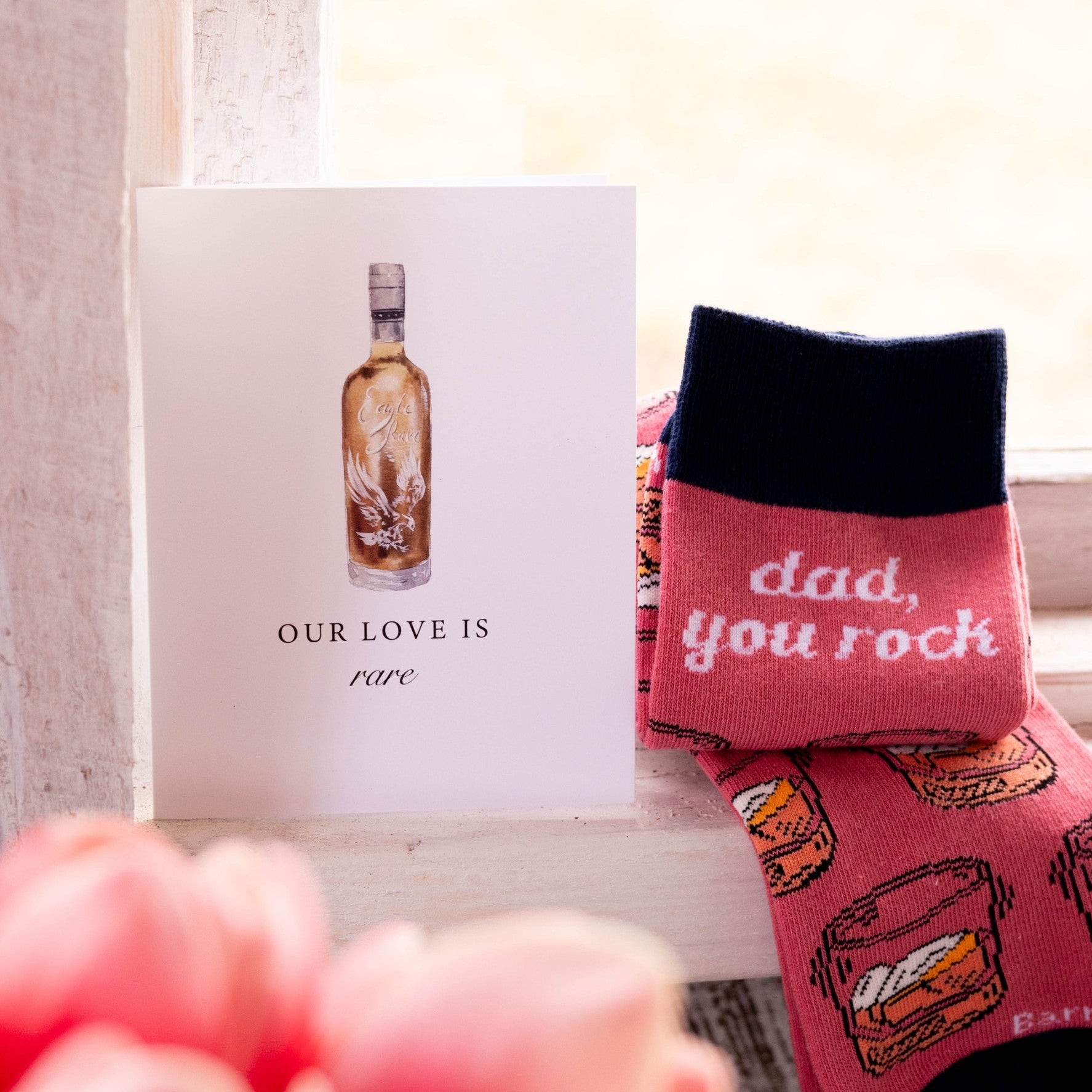 Our Love Is Rare Funny Bourbon Whiskey Greeting Card - Barrel Down South