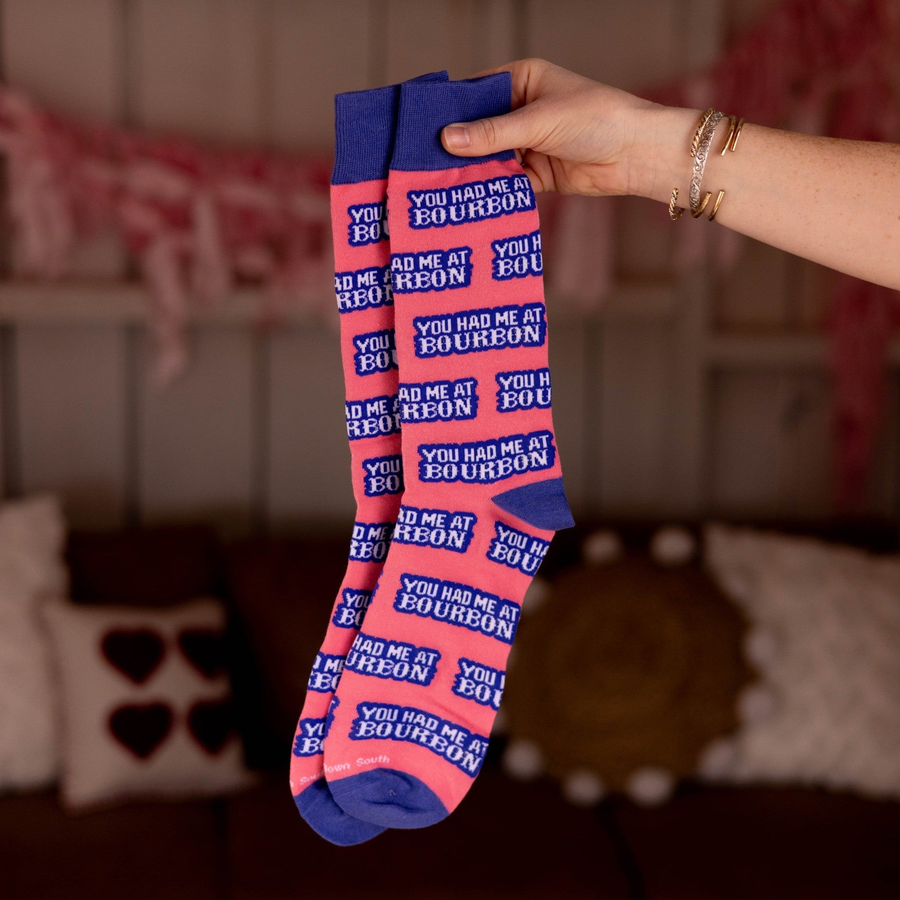 You Had Me At Bourbon Socks - Barrel Down South