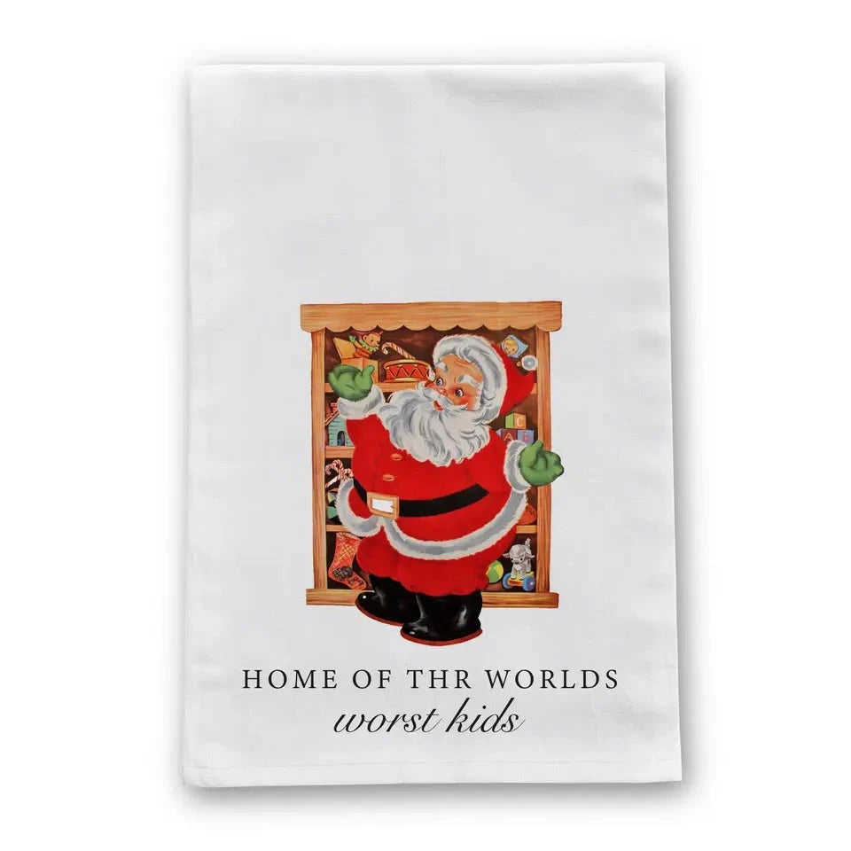 Home of the World’s Worst Kids Tea Towel - Barrel Down South