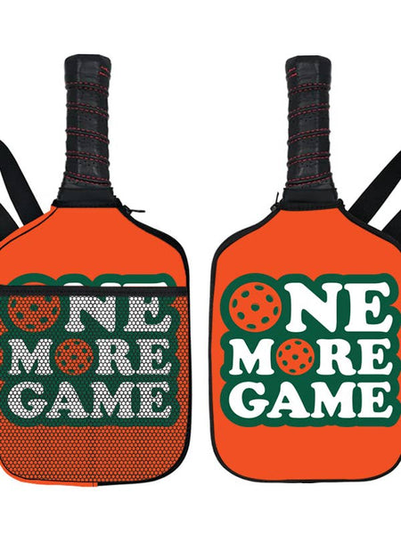 One More Game Pickleball Paddle Cover Gift