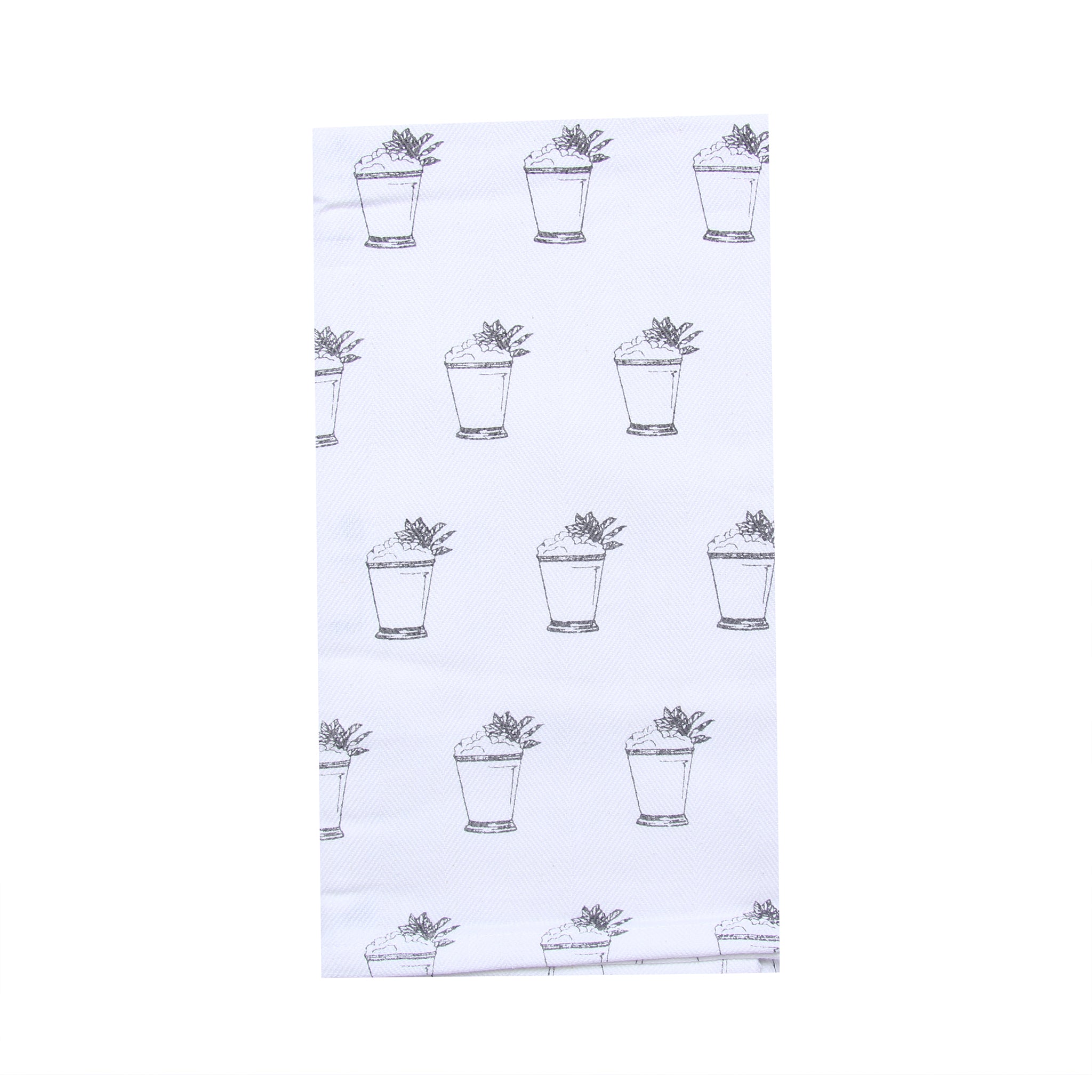 Mint Julep Repeat Tea Towel - Thumbnail 2
