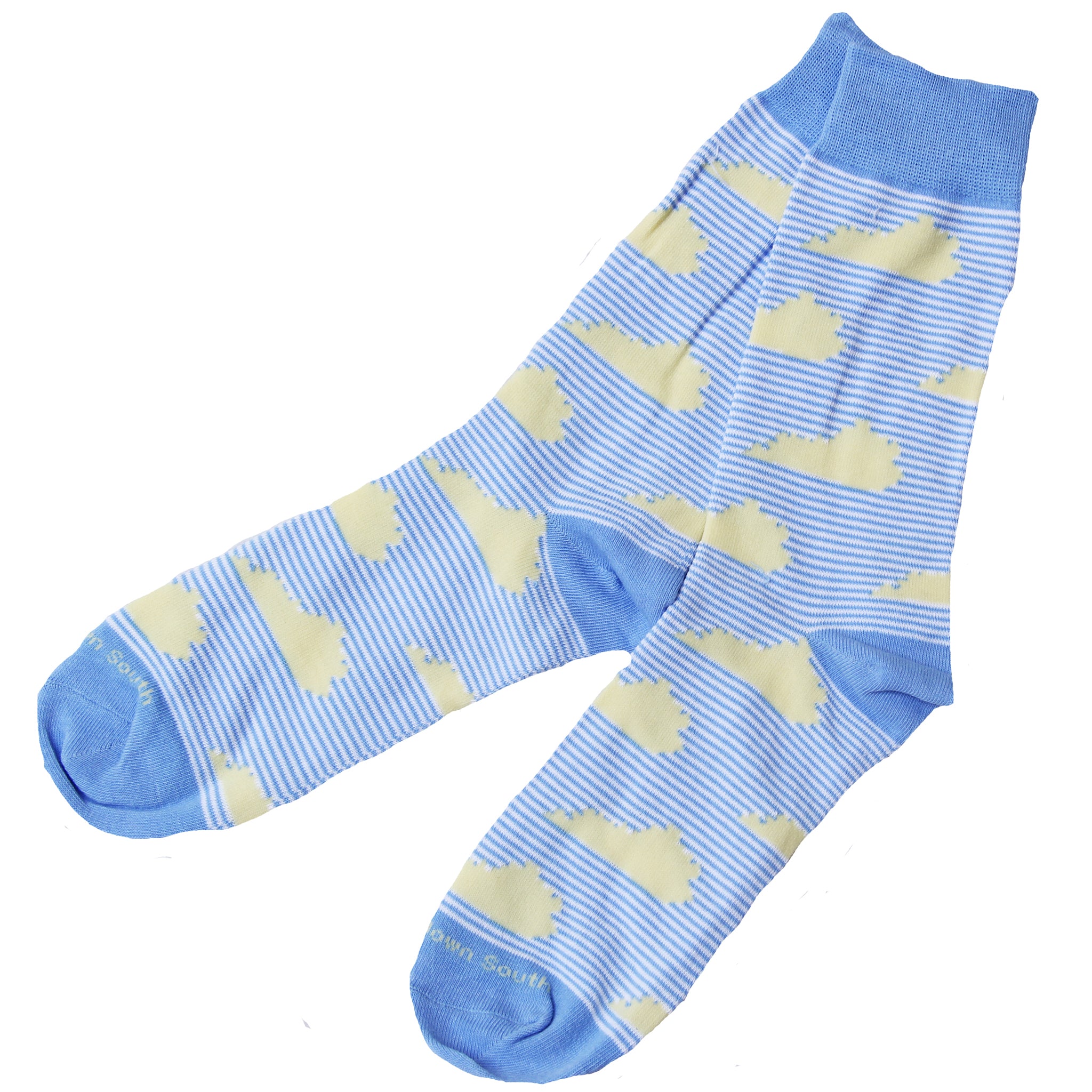 Blue KY Stripe Socks - Barrel Down South