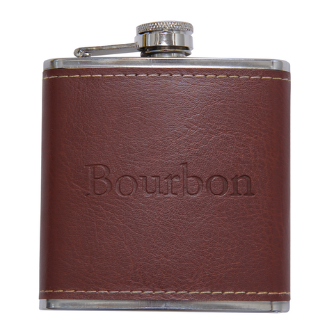 Bourbon Word Flask - Barrel Down South