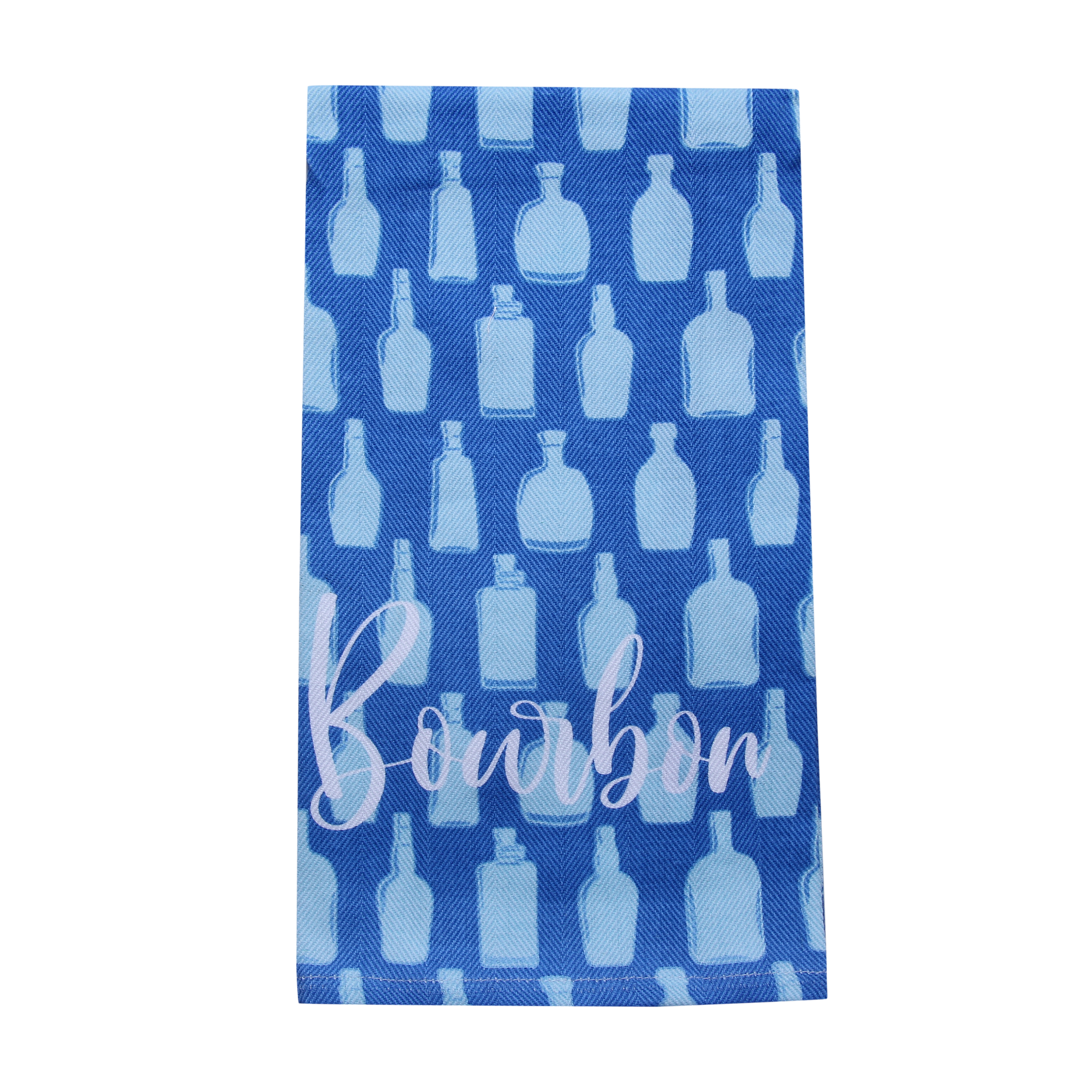 Blue Bottle Pattern Tea Towel - Barrel Down South