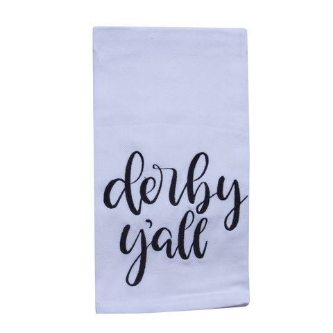 Derby Y'all Tea Towel - Barrel Down South