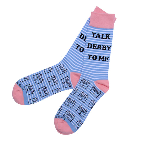 Talk Derby To Me Socks