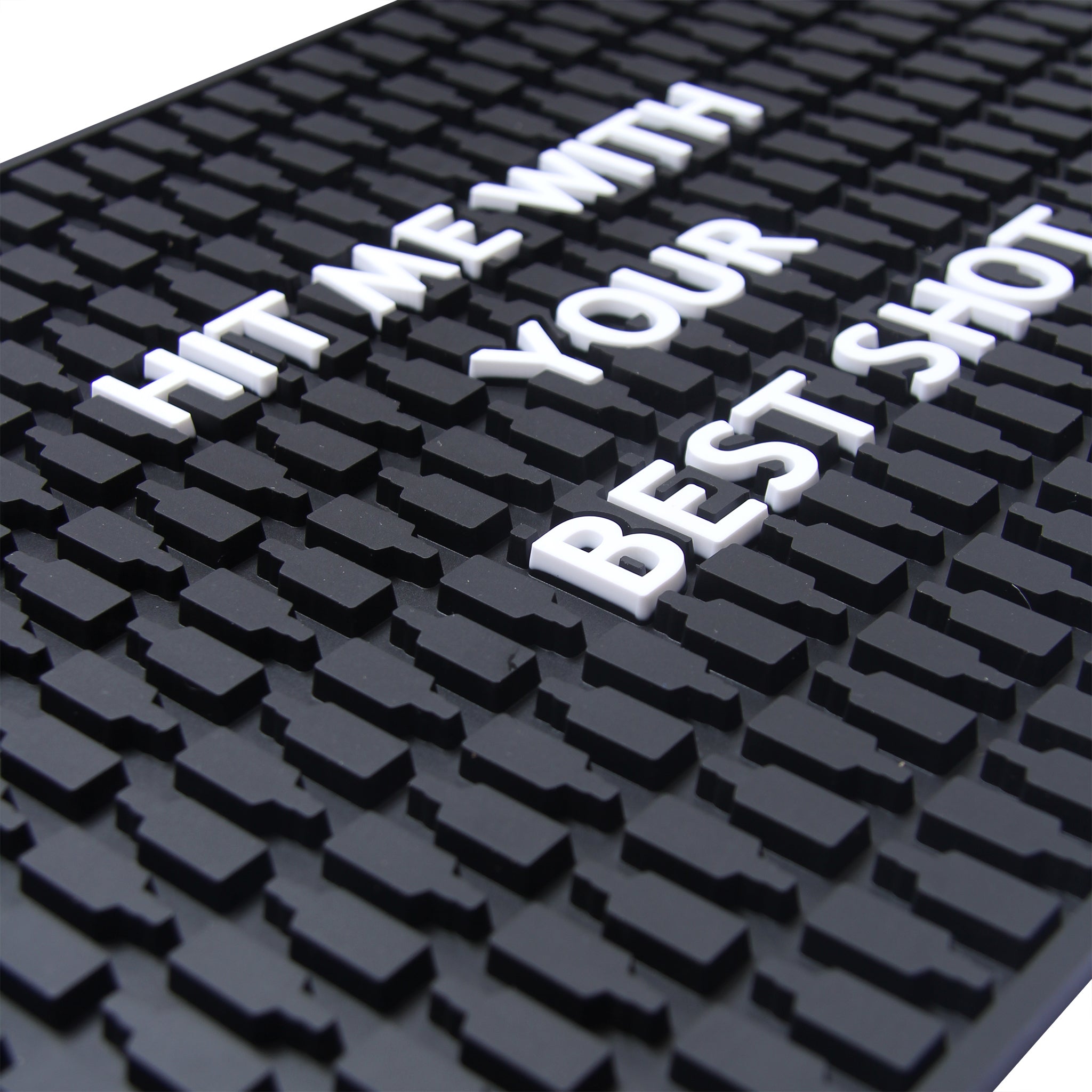 Hit Me With Your Best Shot Bar Mat - Thumbnail 4