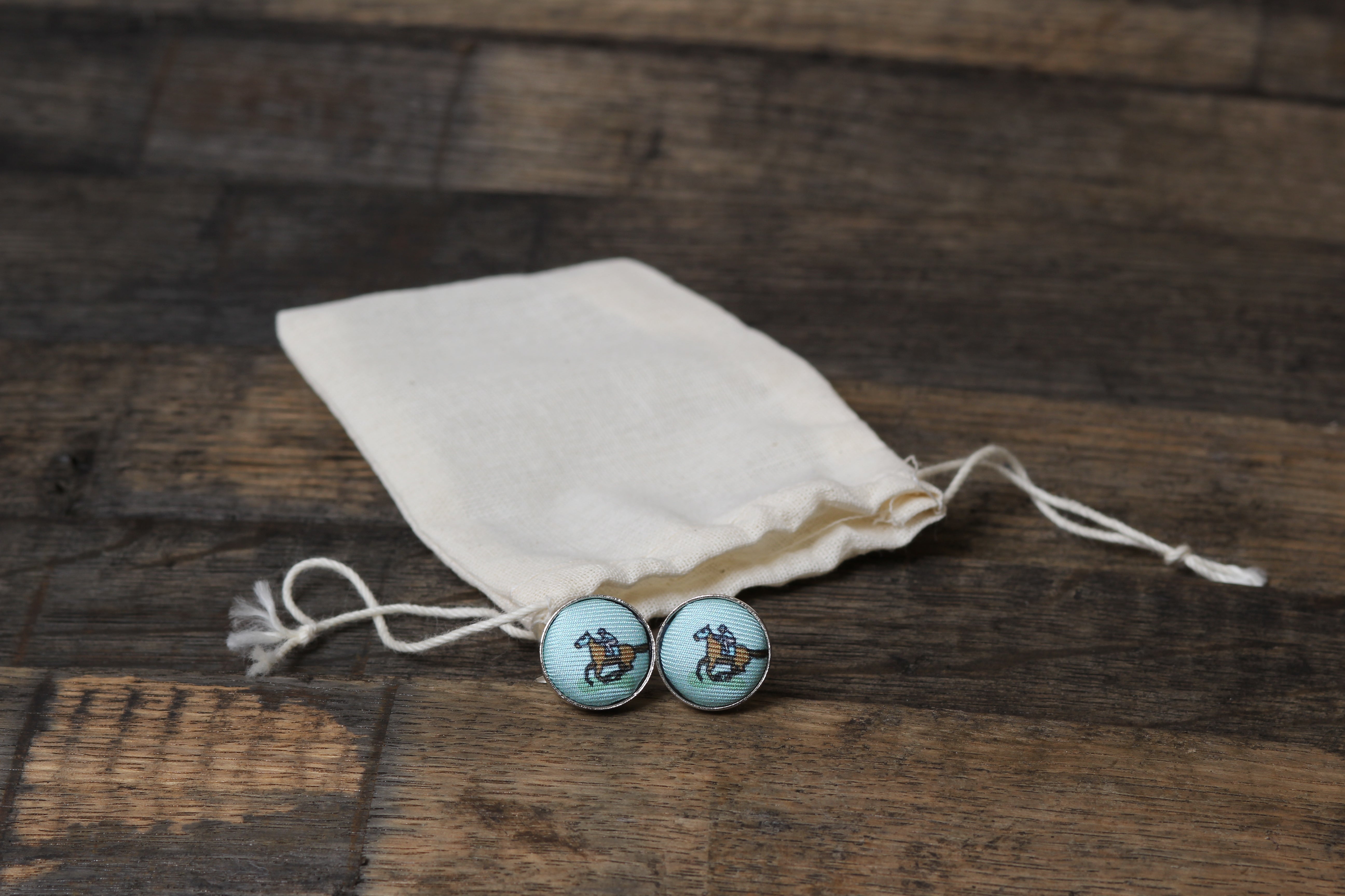 Raceday Cufflinks - Barrel Down South