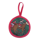 Green Raceday Ornament - Barrel Down South