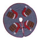 Blue Stripe Bourbon Tree Skirt - Barrel Down South