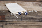 Navy KY Letter Cufflinks - Barrel Down South