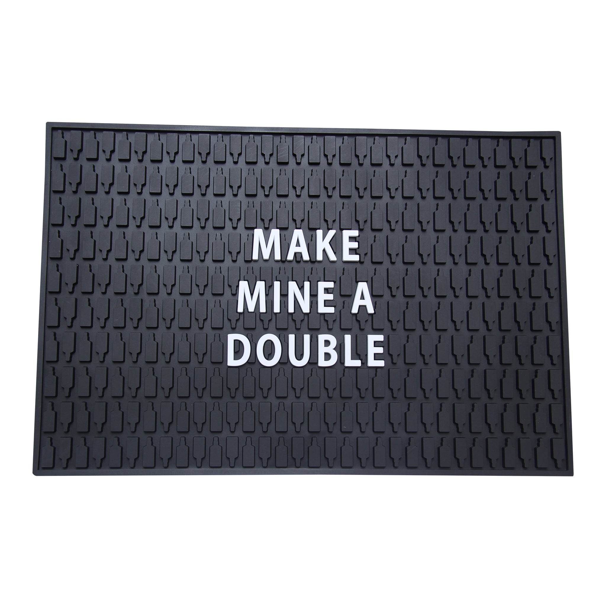 Make Mine A Double Bar Mat