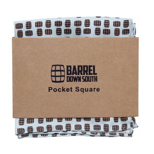 Mint Barrel Aged Pocket Square - Barrel Down South
