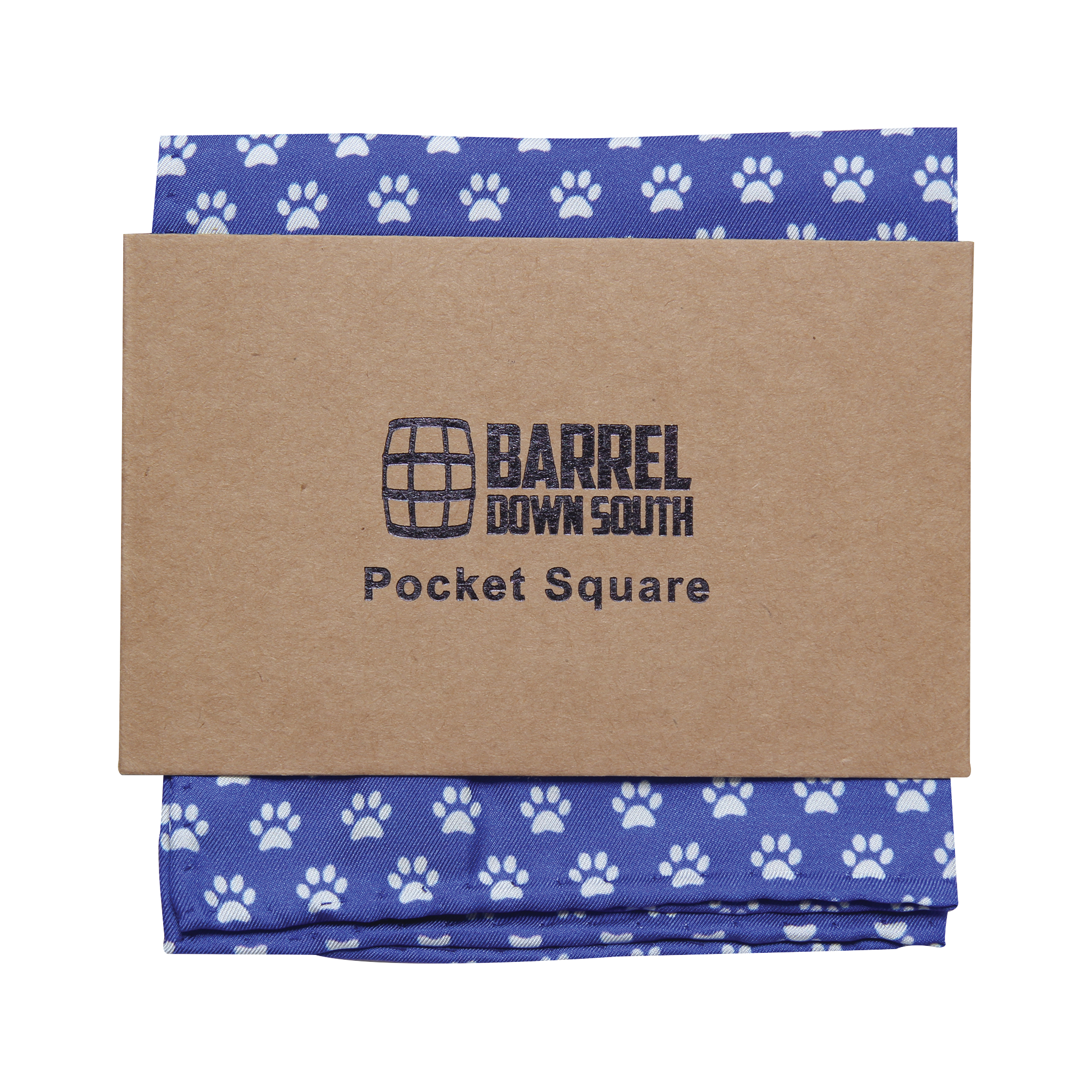 Paw Y'all Pocket Square - Barrel Down South