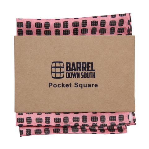 Barrel Aged Pocket Square - Barrel Down South
