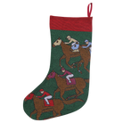 Green Raceday Stocking - Barrel Down South