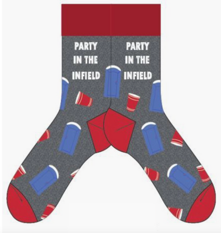 Party In The Infield Socks