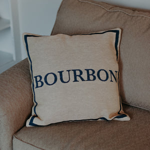 Pale Yellow Bourbon Pillow - Barrel Down South