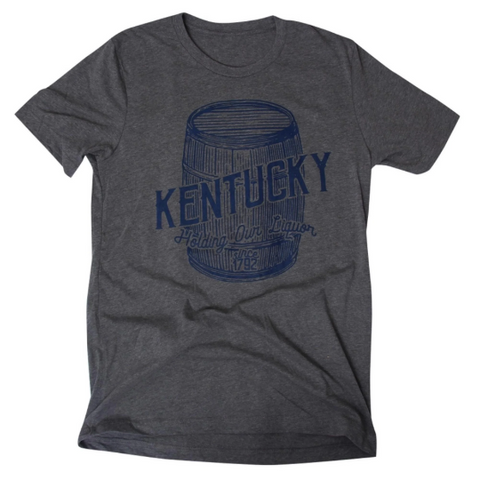 Kentucky Holding Our Liquor Bourbon Tee Shirt