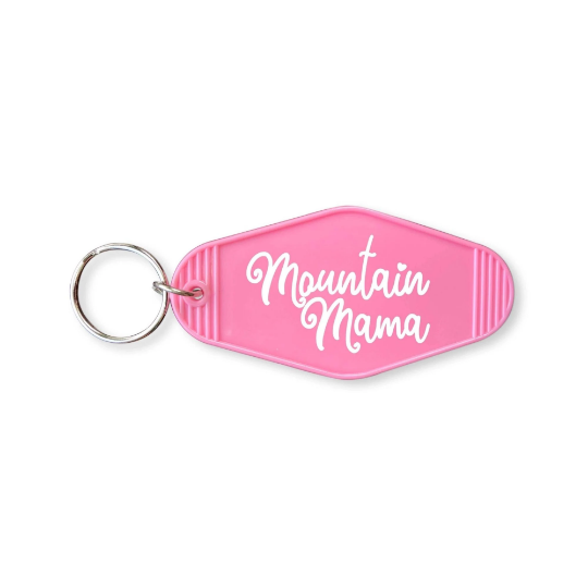 Mountain Mama Hotel Motel Key Chain