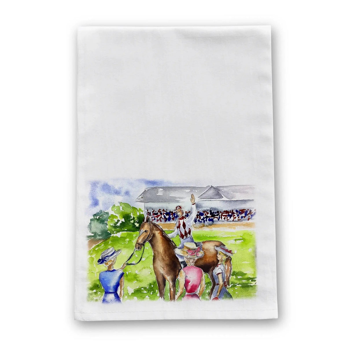 Horse Racing Derby Winner Jockey Tea Towel - Barrel Down South